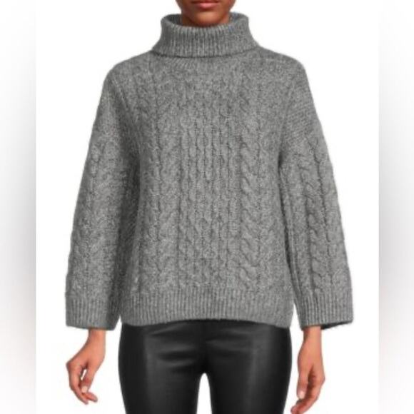 CALVIN KLEIN CABLE KNIT‎ WARM WINTER SWEATER SIZE L - Picture 1 of 9